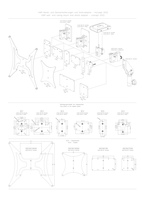 19618.000.55 ADAPTER PLATE VESA MIS-F 400X400, FOR WALL AND CEILING MOUNTS